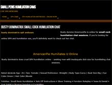 Tablet Screenshot of penishumiliations.com